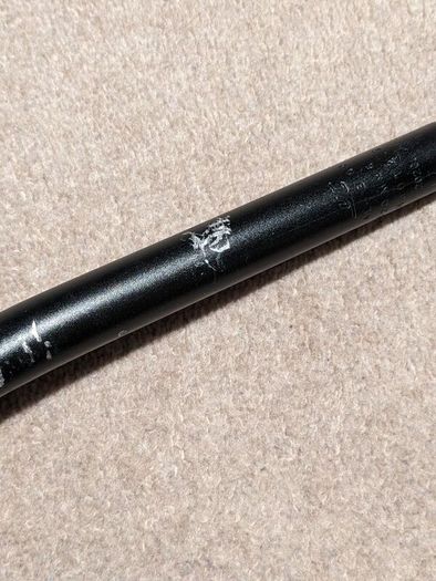 MTB/trekking flat bar, 620mm, alloy, 30mm rise, 5 deg. backsweep