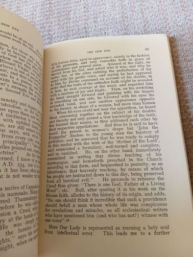 1952 1st Ed. The New Eve. John Henry Newman. Religious. Vintage.