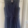 Lipsy girls navy dress Image 3