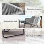4 Piece Rattan Garden Furniture Set Image 6