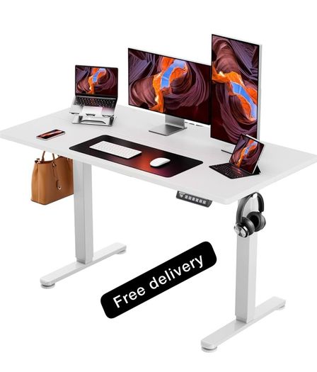 Electric Standing Desk Height Adjustable 120 x 60cm