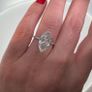 Stunning 4.19ct Marquise Diamond Engagement Ring | 14kt White Gold | IGI Certified | Brand New Image 9