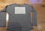 Girls Grey Top Age 10-11