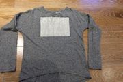Girls Grey Top Age 10-11