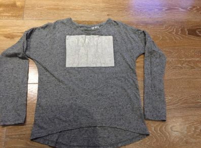 Girls Grey Top Age 10-11