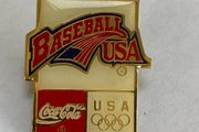 Coca Cola Baseball Olympic pin