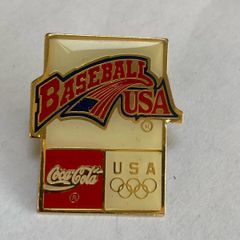 Coca Cola Baseball Olympic pin