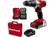 Einhell Power X-Change 18V, 44Nm Cordless Combi Drill | Impact Drill and Screwdriver | TE-CD 18/2 Li-i +21 pc Kit With 2.5Ah Battery, Fast Charger And Storage Case