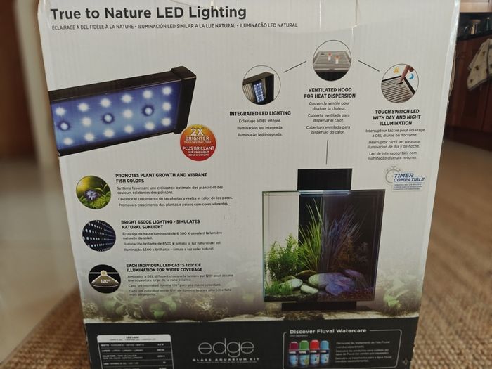 Fluval edge 2.0 46L aquarium