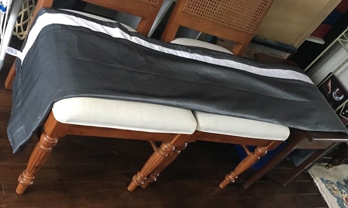 Gunmetal grey curtains x4