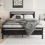 King Size Bed Frame with Wooden Headboard Image 8