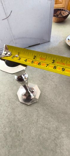 Walker & Hall 1935 Sheffield Hallmarked Sterling Silver Matched Just one of Hexagonal Art Deco Candlesticks / Candle Holders - 15cm High. 122 Gr.