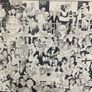 Vintage 1970s Nicky Zann Celebrity Caricature Print Large Framed 76cm x 69cm Image 3