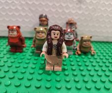 Lego Star Wars Minifigure 10236 Ewok Figures Ewoks Rebel Fighter and Rare Princess Leia and Teebo