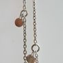 Vintage Sterling Silver 925 Long Dangles Charms Necklace  Length 19" - 4,6g Image 4