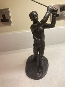 Jeanne Rynhart Bronze Sculpture - Male Golfer