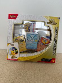 Pokemon TCG 30TH Anniversary Poster Collection Sealed 3 Promo Cards