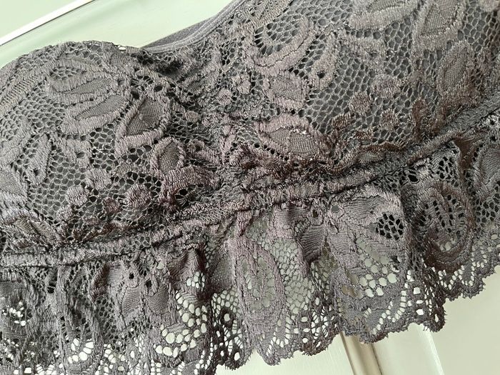 SECRET POSSESSIONS ladies bandeau black top size M