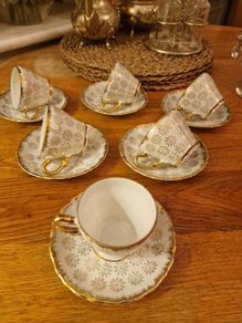 Royal Doulton coffee cups and saucers