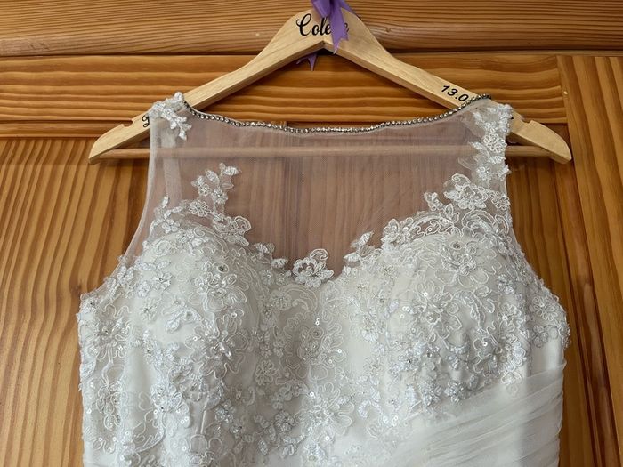 Wedding dress & accessories  - size 10