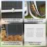 Outdoor Garden Storage Shed Waterproof 8 x 6.5ft Image 5