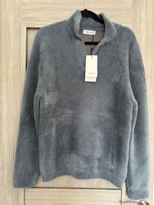 Belier grey/blue jumper - brand new with tags