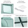 NEW SALE | Polytunnel Greenhouse Reinforced Walk in, Steel Frame, PE, 4 Mesh Windows 2.5x2 m Image 5