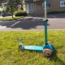 Kids mini micro scooter in teal for ages 2-6! Image 2