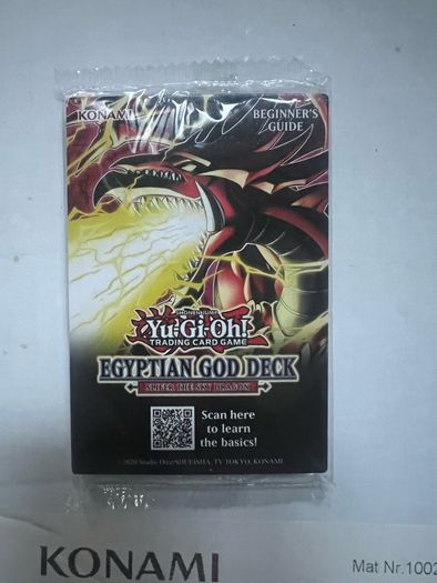 Yugioh Egyptian Gods Demo Deck 2021 - Yu-Gi-Oh Slifer the Sky Dragon and Obelisk the Tormentor - New Sealed Cards