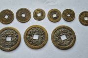 Chinese coin collection.