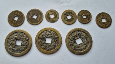 Chinese coin collection.