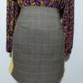 Glamorous Brown Check Skirt, New With Tags Image 6