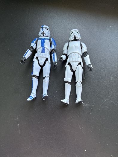 Star Wars TVC stormtrooper commander & Stormtrooper