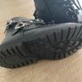 girls black boots size 12 Image 2
