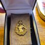 Vintage Military Bi-Metal Royal Army Dental Corps Officers Badge Image 7