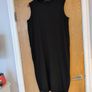 Dunnes Stores Black Sleveless Knit Look Dress. S. XL - 18. New - No Tags. Image 2
