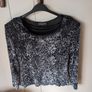 Vintage Top Soft Velour 14-16 French label Image 2