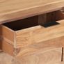 TV Cabinet 120x30x42 cm Solid Acacia Wood with Live Edges Image 5