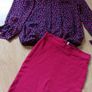 Red Mini Skirt   Size UK 10 Image 6