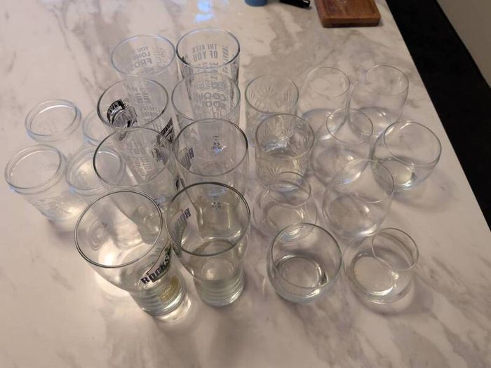 various glasses