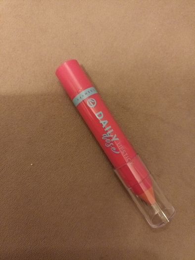 Pink lip crayon
