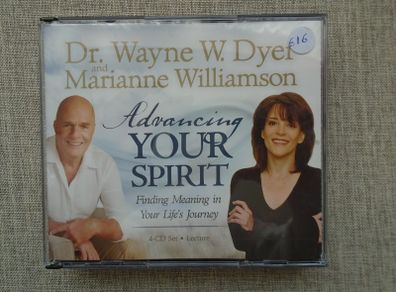 Advancing your spirit, Dr Wayne Dyer, Marianne Williamson, 4 cd set, Audio book/lecture, Non fiction, Self help.Spiritual