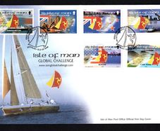2000 Isle of Man Global Challenge The World yacht Race Commemorative Stamps First Day Cover (FDC)