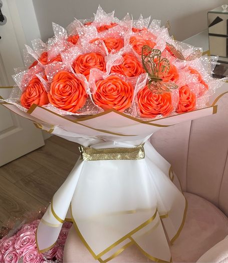 Gorgeous Fluffy Forever Flower Bouquet
