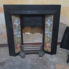 cast iron fireplace / surround