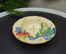 Vintage Royal Doulton England Bowl with Central Pomegranate & Floral