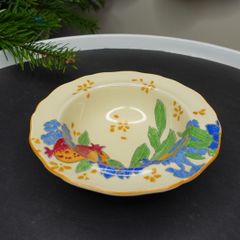 Vintage Royal Doulton England Bowl with Central Pomegranate & Floral