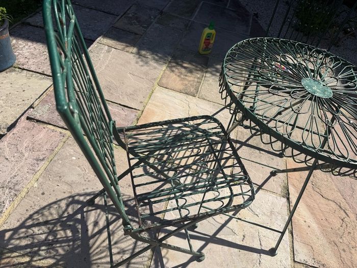 Wrought Iron Table And Chairs