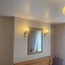Brass ceiling light and wall lights Image 3