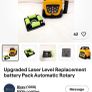 Upgraded Laser Level Replacement battery Pack Automatic Rotary Image 8